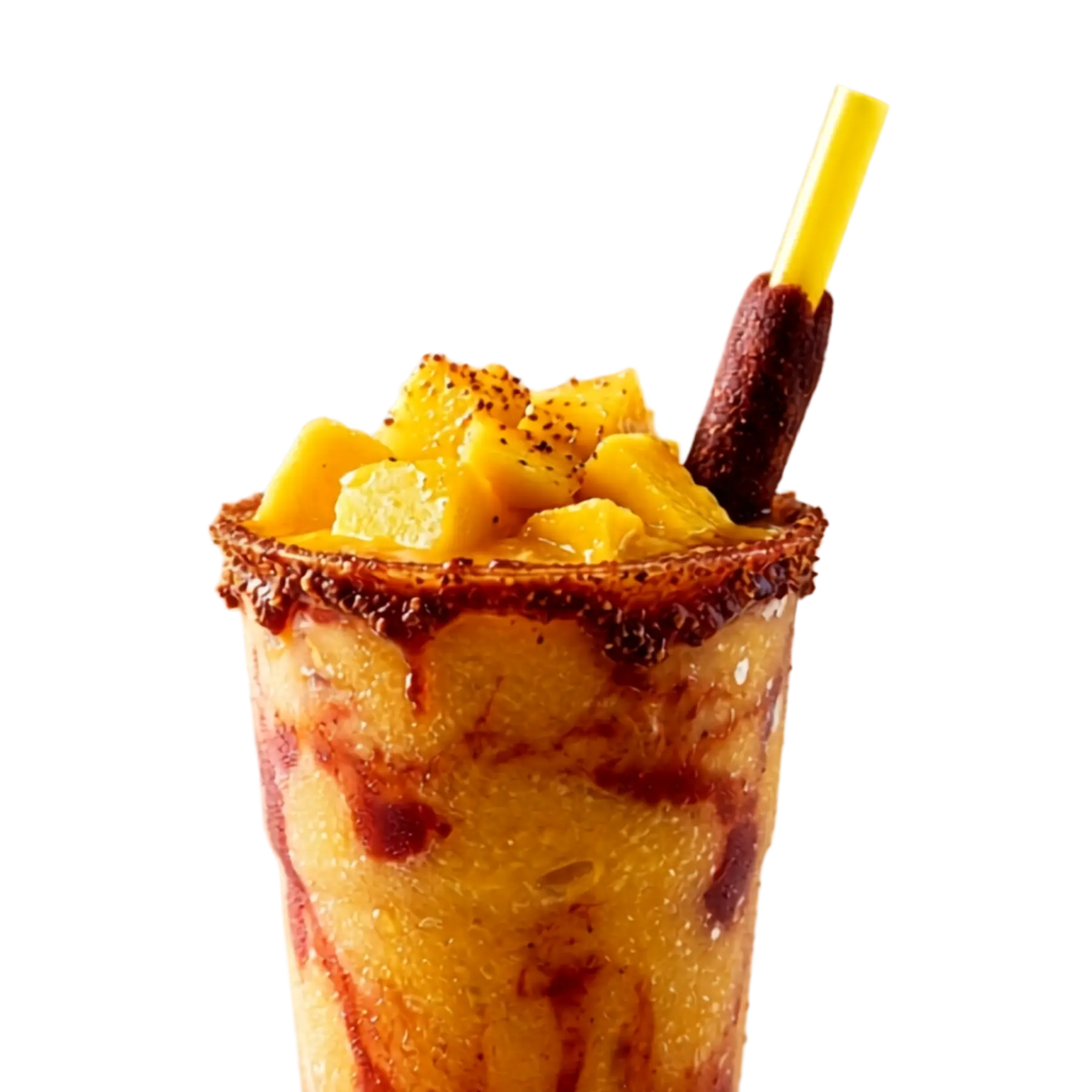 Mangonada with mango sorbet, chamoy and tajin for Denver dessert bar catering