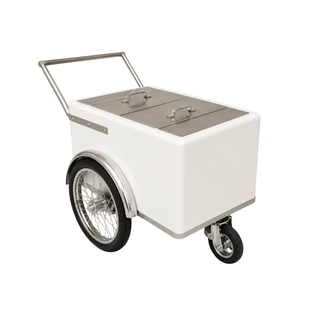 Chuchulucos paleta cart set up at a Denver metro celebration
