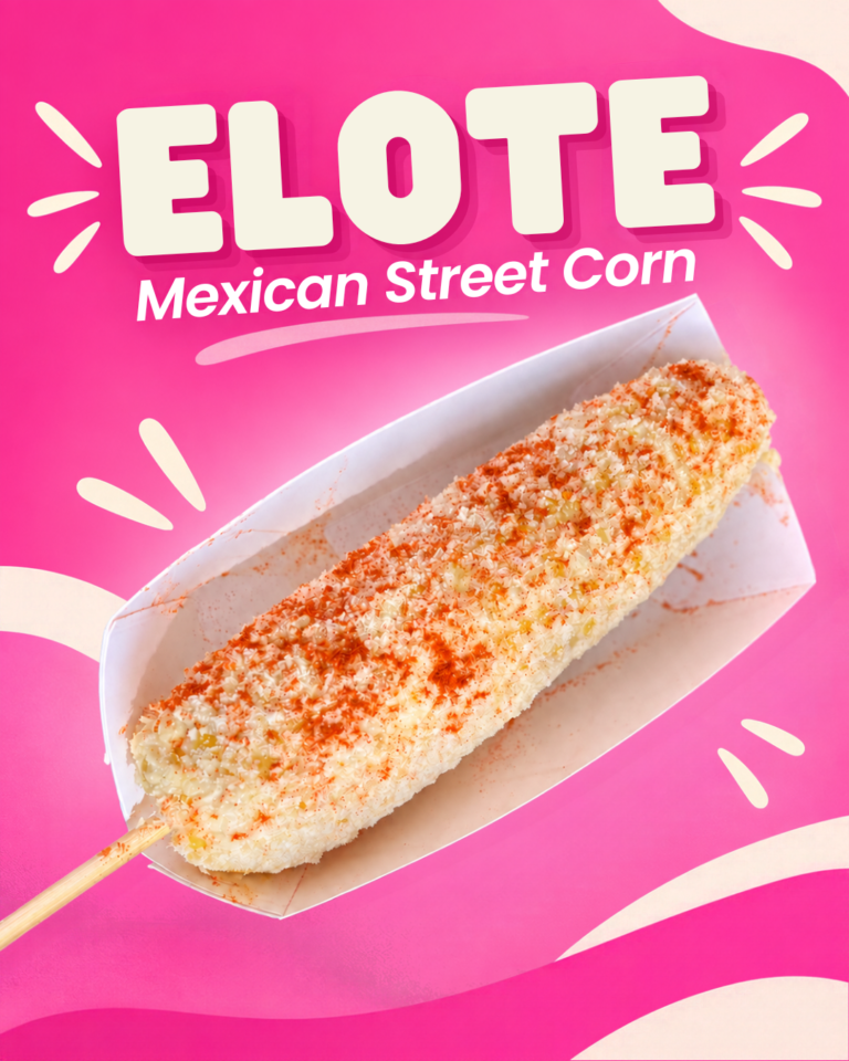 Elote promo graphic